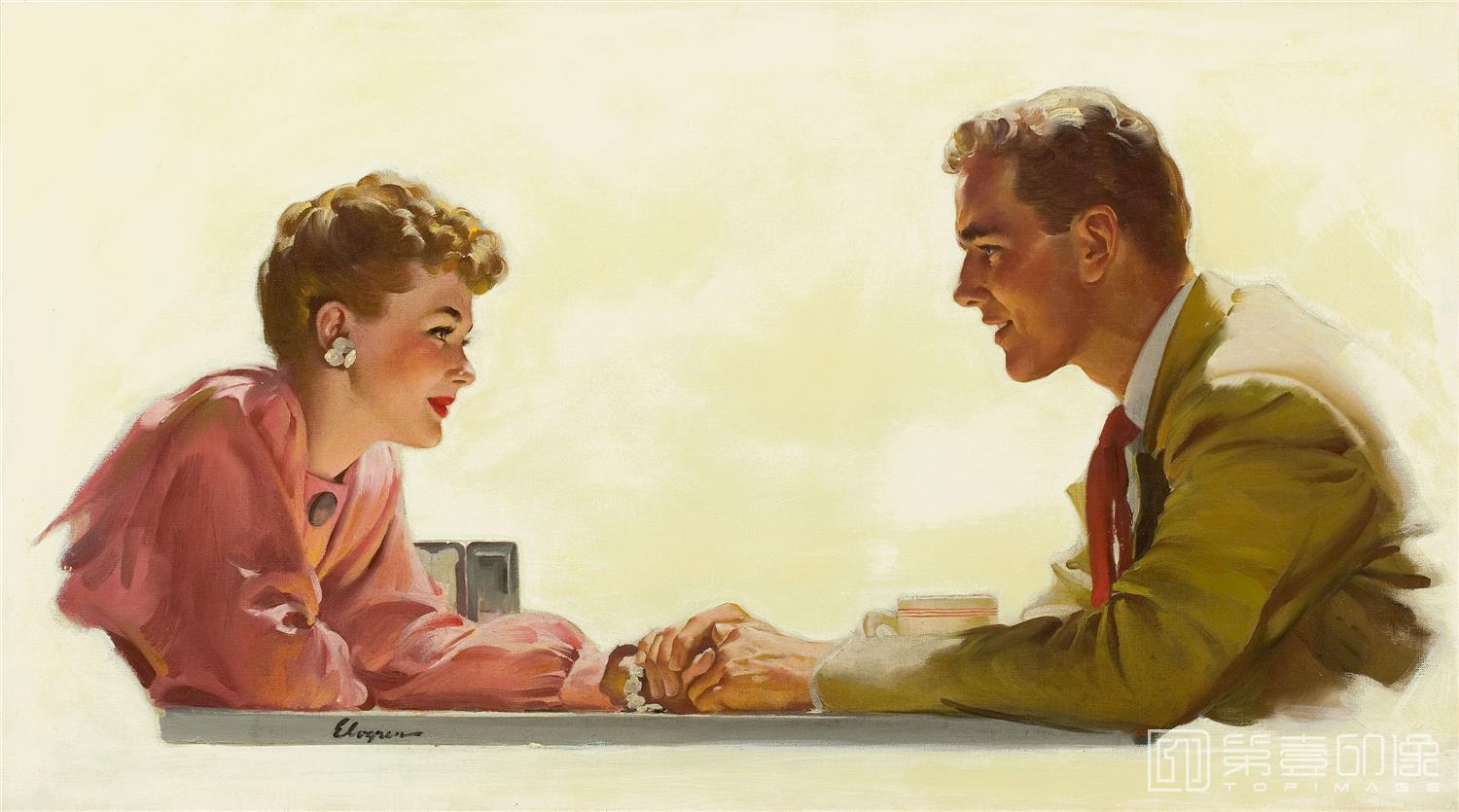 油画-吉尔·艾尔夫格雷恩 Gil Elvgren 作品集-126